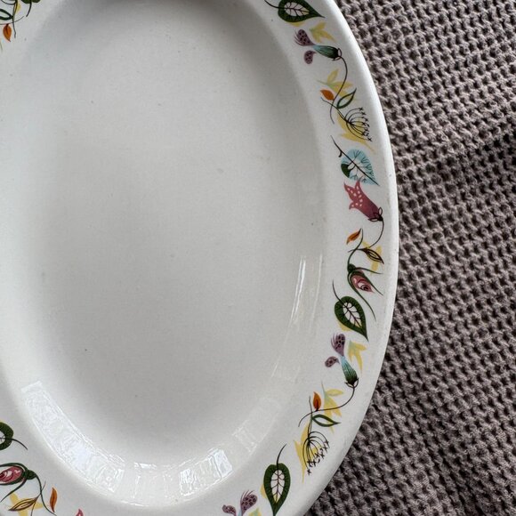 Vintage 50's Grindley Garden Motif Plate Set of 4 - Picture 3 of 5